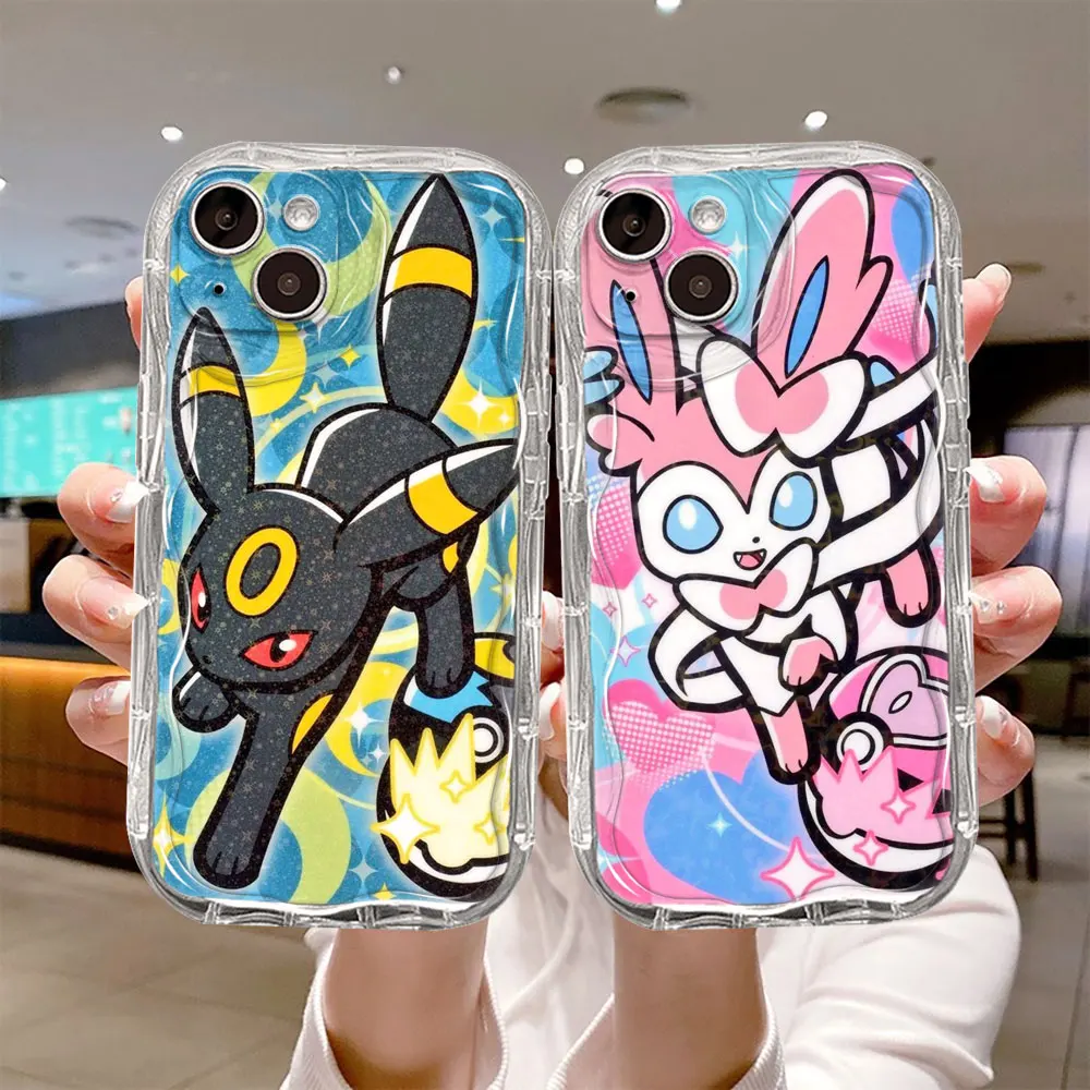 Creamy Texture Phone Case For Apple iPhone 13 15 Plus 14 Pro Max 12 Mini 11 7 8 SE XR X XS 6 Luxury Cover Pokemon Squirtle Cute