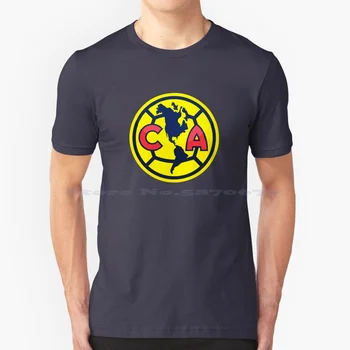 America T Shirt 100% Cotton Tee Club America Mexico Chivas Liga Mx Futbol Soccer Tigres Pumas Cruz Azul Monterrey Ochoa