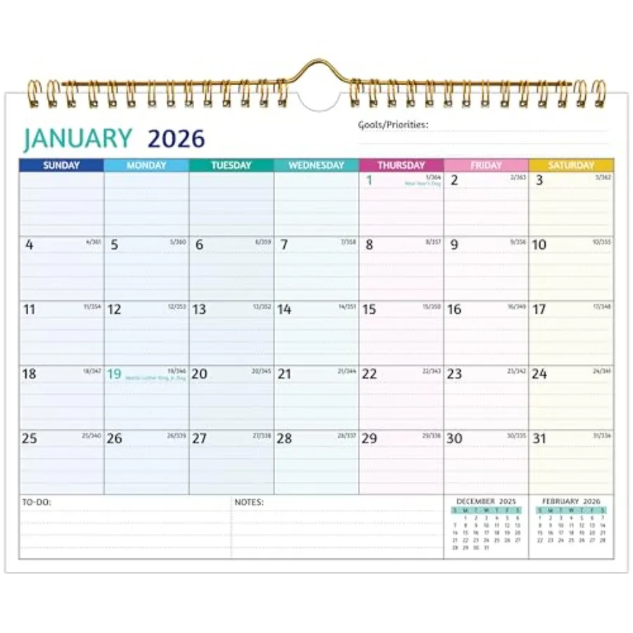 Wall Calendar 20262027 2 Year Calendar 20262027 11 x 8.5 In Jan 2026 Dec 2027 2026 Calendar 24 Months Small Monthly Calendar 20