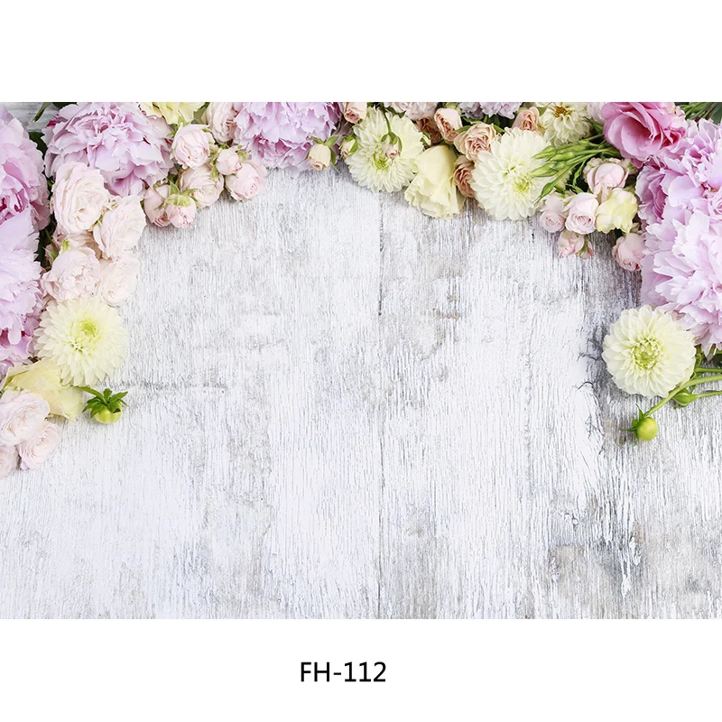 SHENGYONGBAO-بيض عيد الفصح والأرنب الخلفيات التصوير الفوتوغرافي ، صور استوديو الدعائم ، زهور الربيع ، وخلفيات الصور الطفل ، FH-35