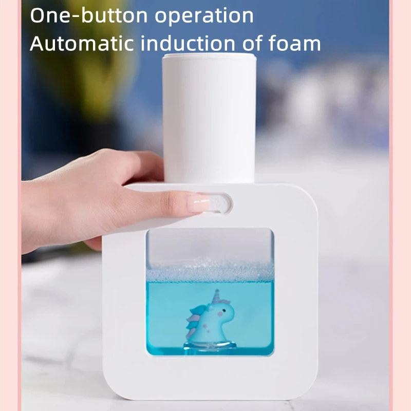 New Automatic Soap Dispenser Cute Pet Contact Free Hand Sanitizer USB Charging 400ml Liquid Dispensers Wash Handtizer Personal image 5