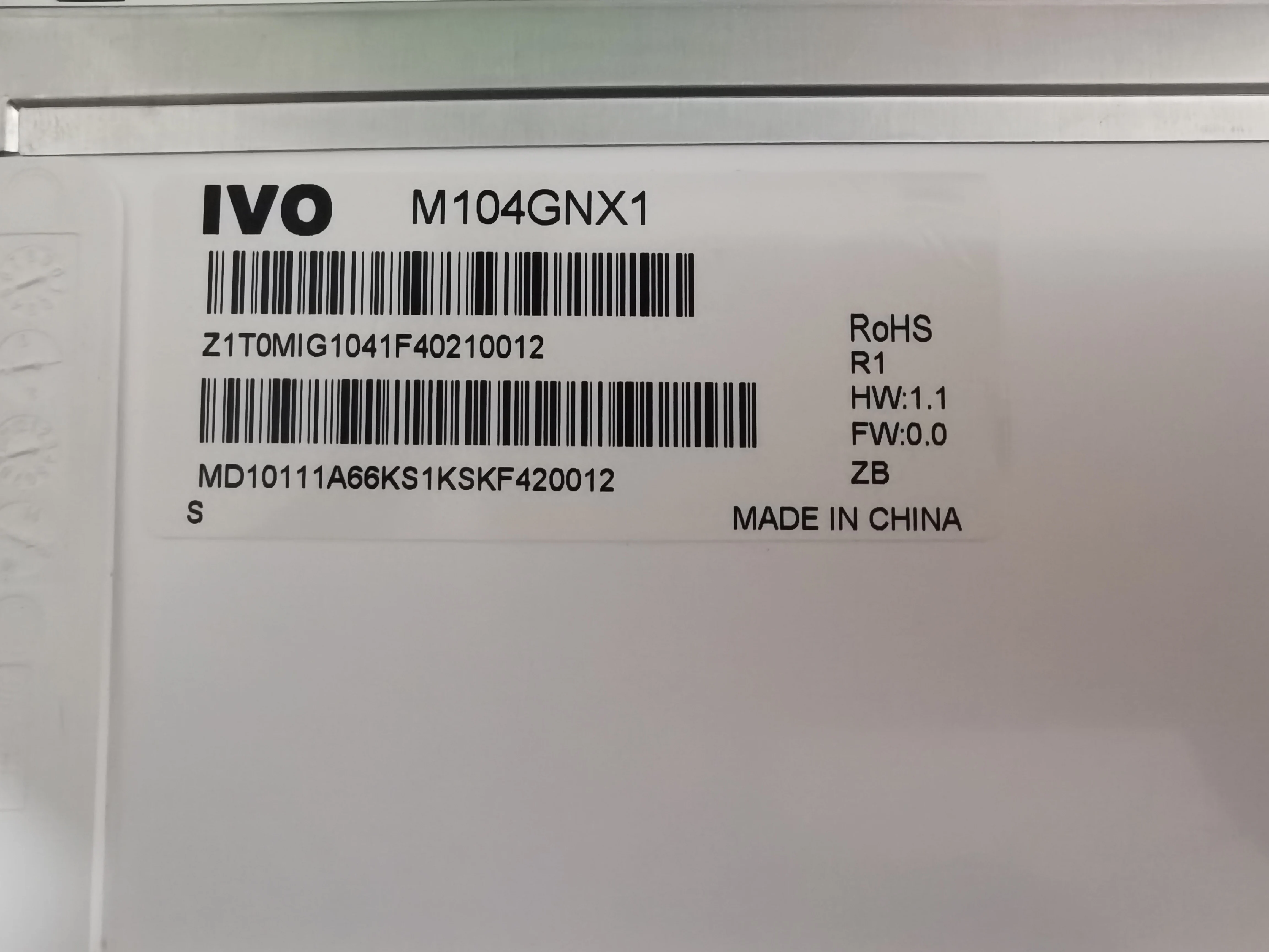 Original M104GNX1 10.4-inch industrial screen, tested in stock