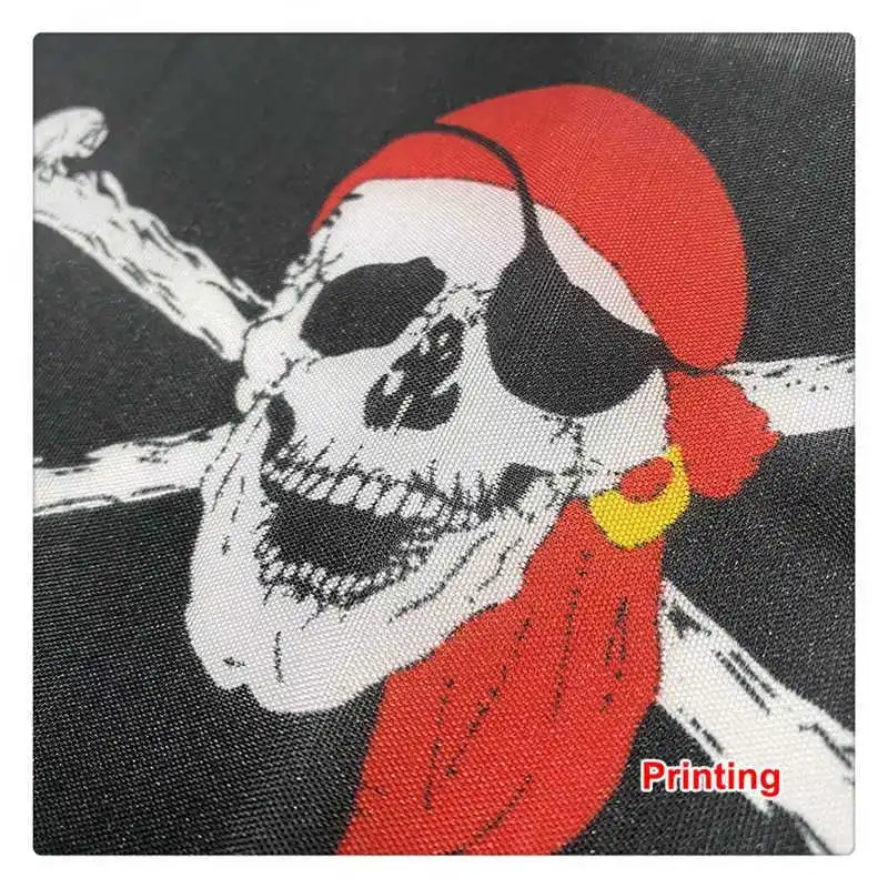 10 Pack Pirate Flag Jolly Roger Blackjack Corsair Skull and Cross-Bones Halloween Hand Held Small Stick Black Flags Decoration