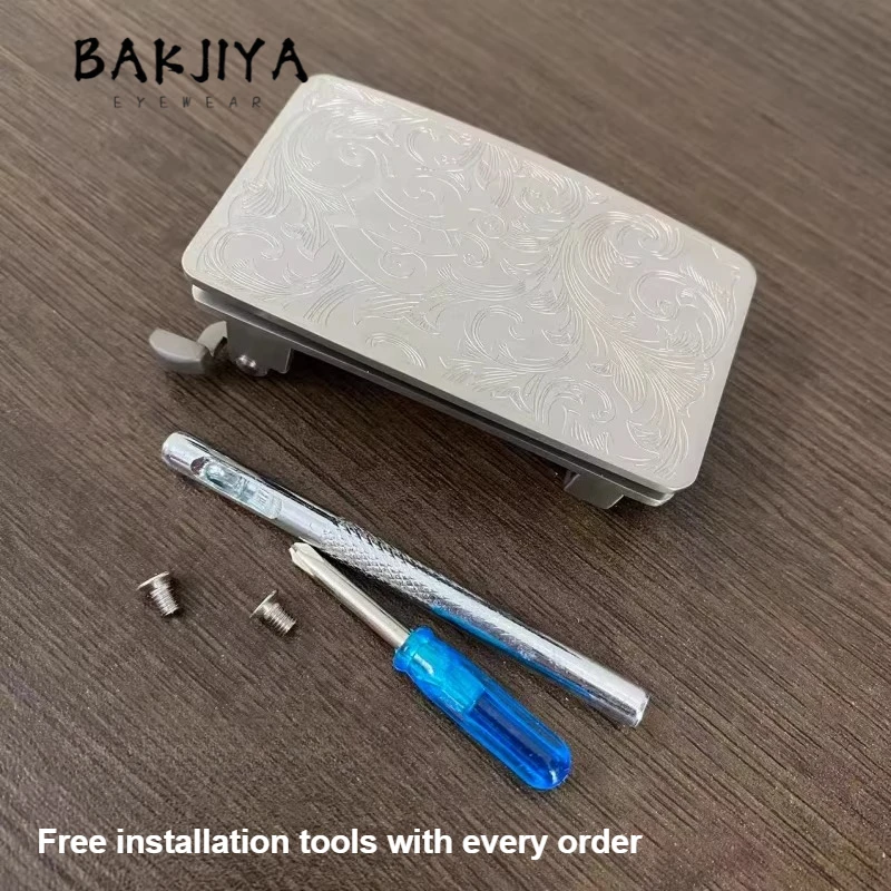 

New Pure Titanium Men's Belt Buckle 35mm/38mm Genuine Leather Toothless Auto Buckle, Durable Anti-Allergy Send Install Accessory