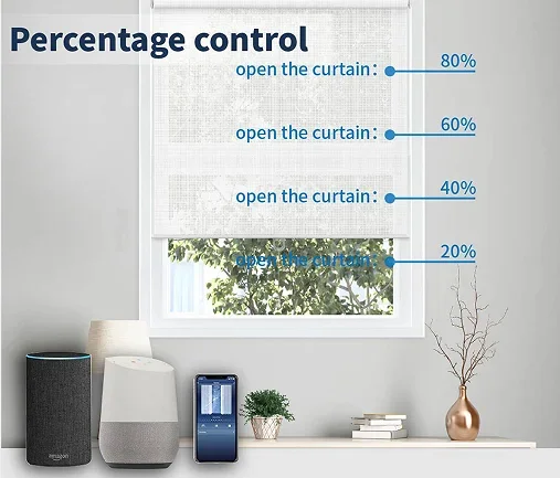 SZMYQ Smart life WiFi motore elettrico per tende a rullo 35mm per tubo da 55mm 220-240V 110V Google Home Tuya App motore per tende Wireless