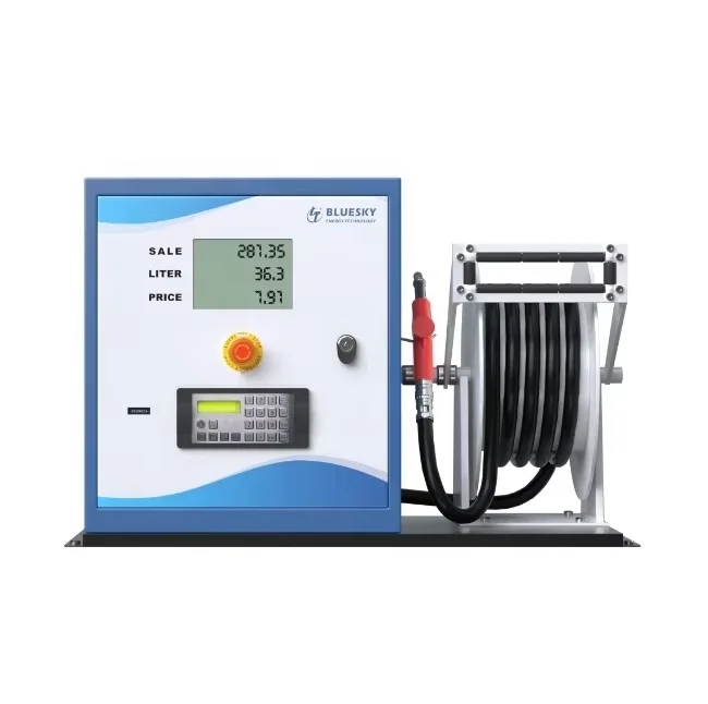 Bluesky Mini Portable Fuel Dispenser Service Equipment CE Certified Model RT-M111 0.30% Accuracy 5-55 L/min Flow Range