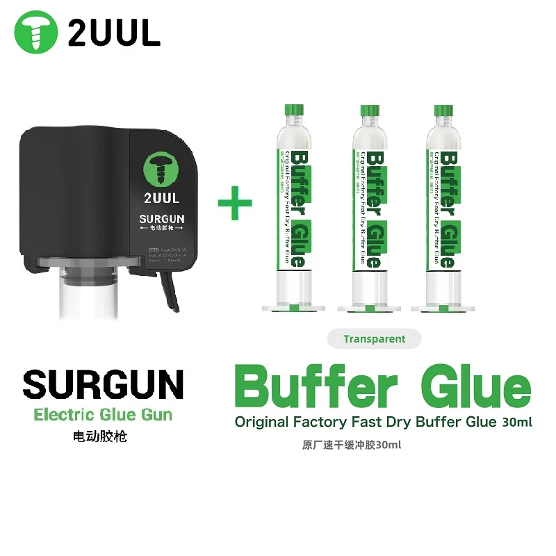 

2UUL SC81 Precision Handheld Electric Surgical Glue Gun with Auto-Release Pressure Control Preventing Glue Overflow for Mobile P