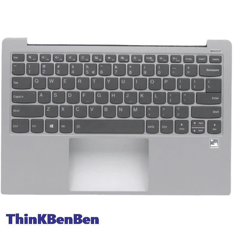 US English Platinum Keyboard Upper Case Palmrest Shell Cover For Lenovo Ideapad 730S Yoga S730 13 13IML 13IWL 5CB0S72888