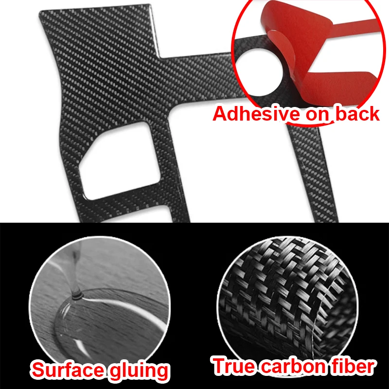 True Carbon Fiber for Changan UNI-T 2024 (2nd Generation) Gear Shift Panel Pad Interior Dustproof Anti Slip Special Pad UNIT