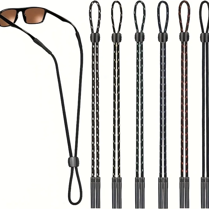 6 pcs Glasses Strap,Securely Keep Your Eyeglasses Around Your Neck, Practical Sunglasses Holder Strap for Men Women