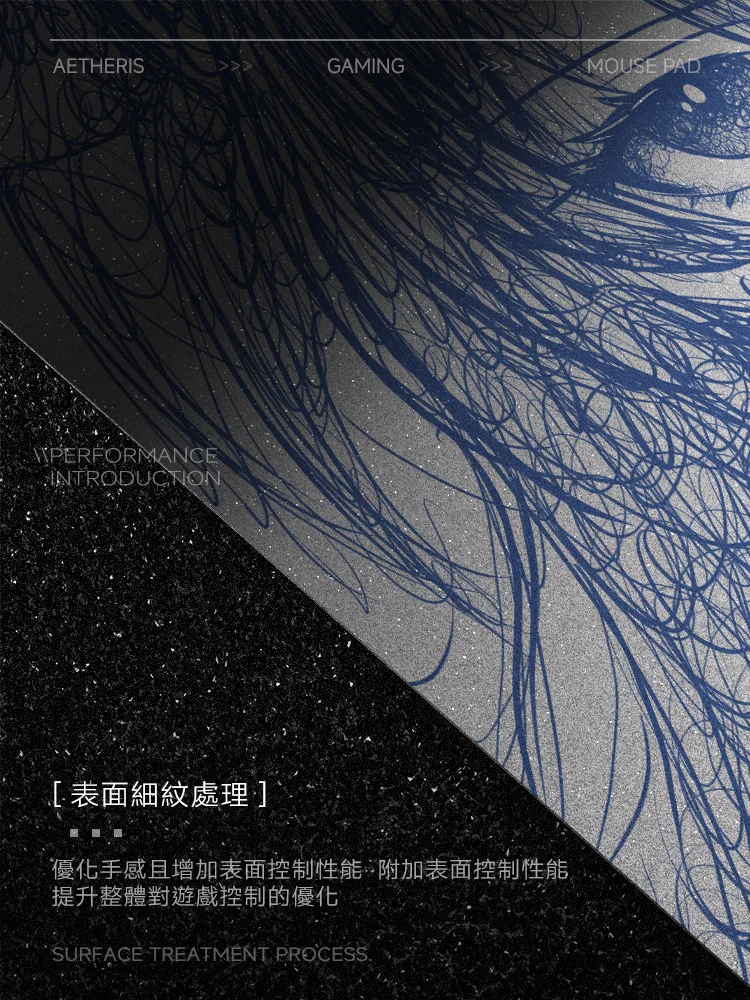 Aetheris Boundless New Resin Mouse Pad PRO Delta OW Wa Gaming Esports FPS Dedicated Mouse Pad 450x400mm,350x300mm