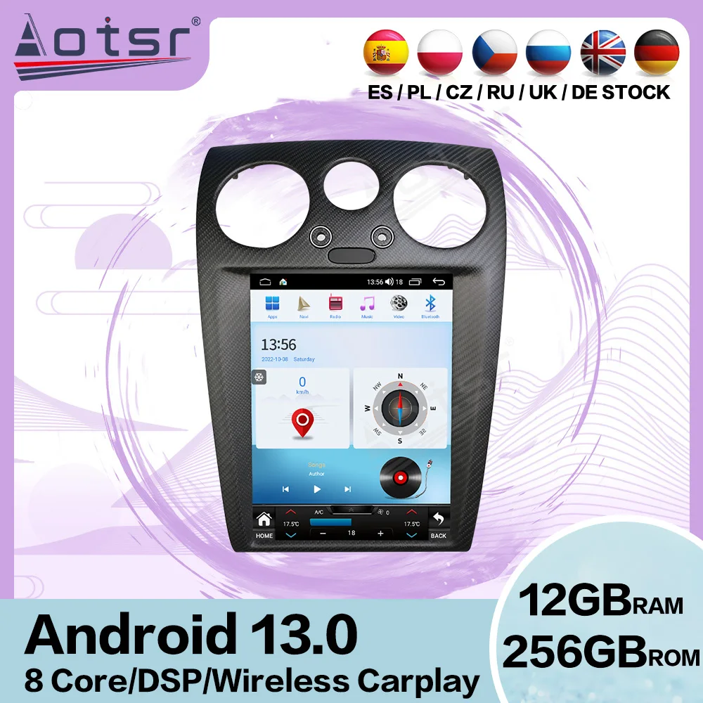 

Vertical Screen Automotive Multimedia Android For Bentley Speeding Supersport 2012~2020 CAR GPS Navigation Stereo Radio Head