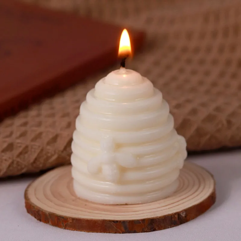 DIY kreatywność plaster miodu silikonowe formy na świece 3D ula świeca zapachowa formy do mydła gipsowa żywica forma do pieczenia Home Art Decor — zdjęcie 5