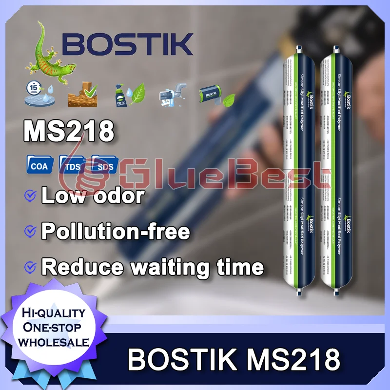 BOSTIK MS218 MS Polymer High Strength Bonding Compound for Stone Tile Metal Waterproof Elastic Construction Applications Durable