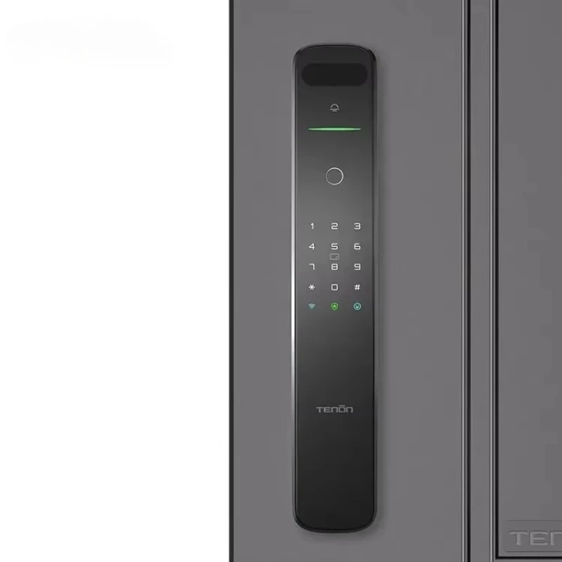 2026 Hot Sale TENON A9X Push-pull Keyless Automatic Biometric Fingerprint Password Lock Wireless Face Recognition