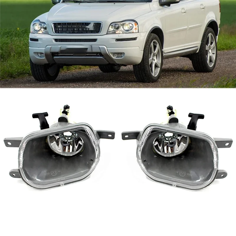 

Trending Car Front Headlights Fog Light Lamp 31111182 31111183 For VOLVO XC90 2002-2013 Driving Foglights Without Light Bulb