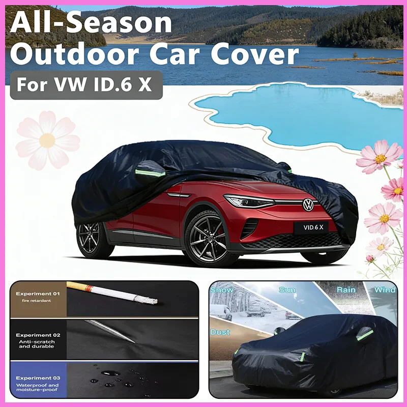 

Car Cover for VW ID.6 X - Outdoor Full Body Protection, Waterproof Dustproof Heat-Resistant, All-Season Use Exterior Accessories