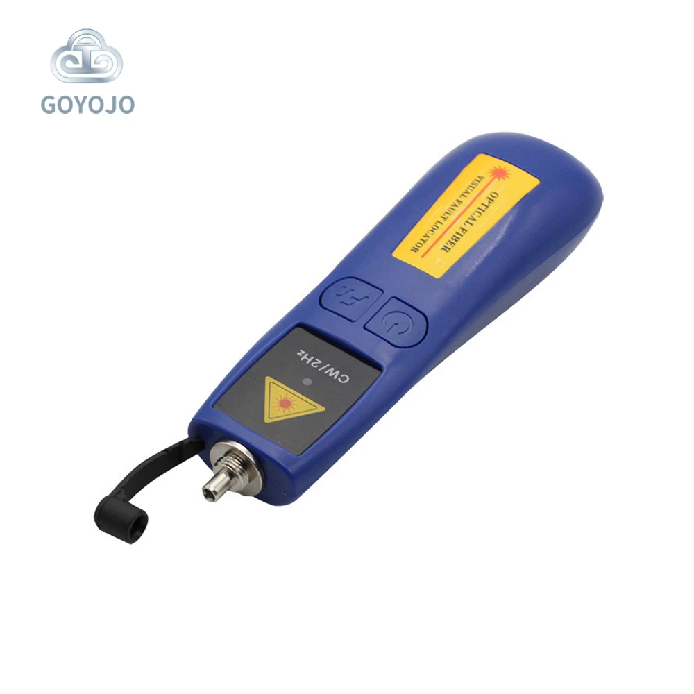 Goyojo mini visual localizador de falhas vermelho laser caneta tipo cabo fibra óptica testador medidor 5mw10mw 20mw 30mw50mw
