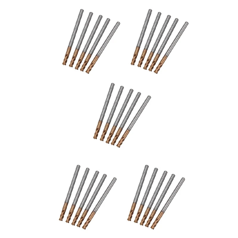 

Hot 25PCS 3Mm Solid Carbide Endmills Endmill D3X8XD4X50L 4Flute Side Milling Slotting Profiling Face Mill Standard Length