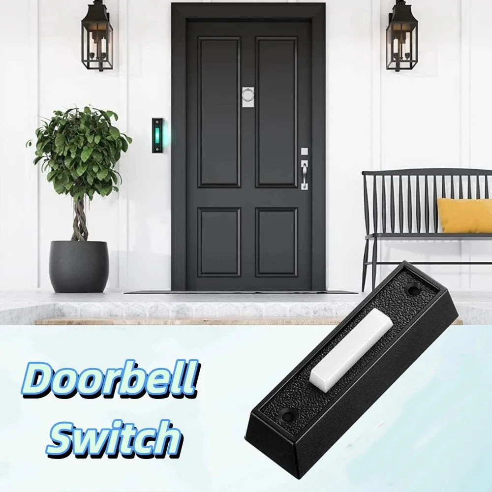 Plastic Material Vintage Plastic Doorbell Switch European Vintage Outlook Sturdy Solid European Style Door Bell