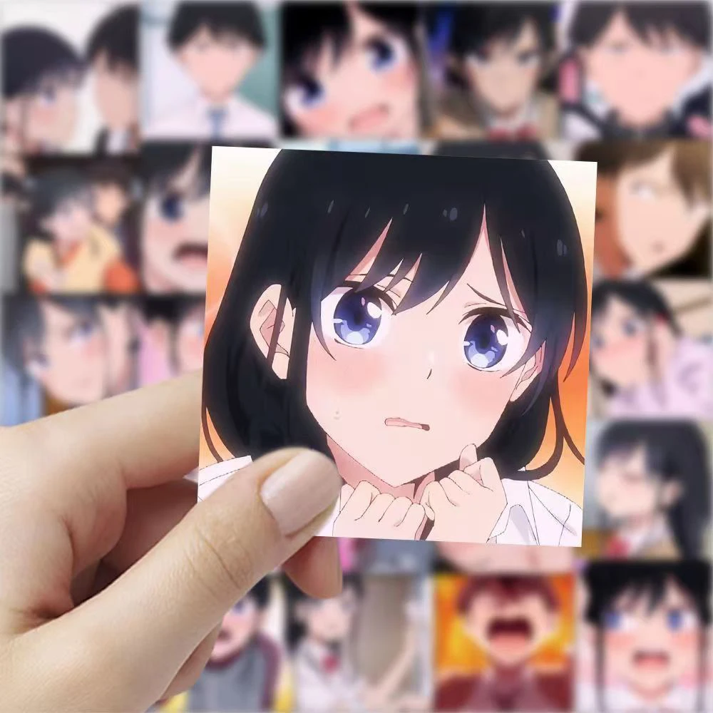 10/30/59 buah stiker Anime Giji Harem anak perempuan Rin Nanakura stiker buku tempel Laptop bagasi Laptop stiker kartun tahan air