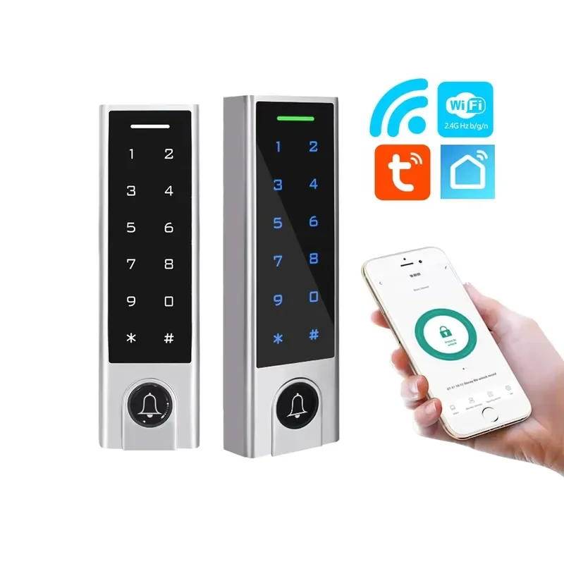APP WiFi Waterproof 125KHz RFID Touch Keypad Access Controller, Mobile Remotely Open Access Control Reader