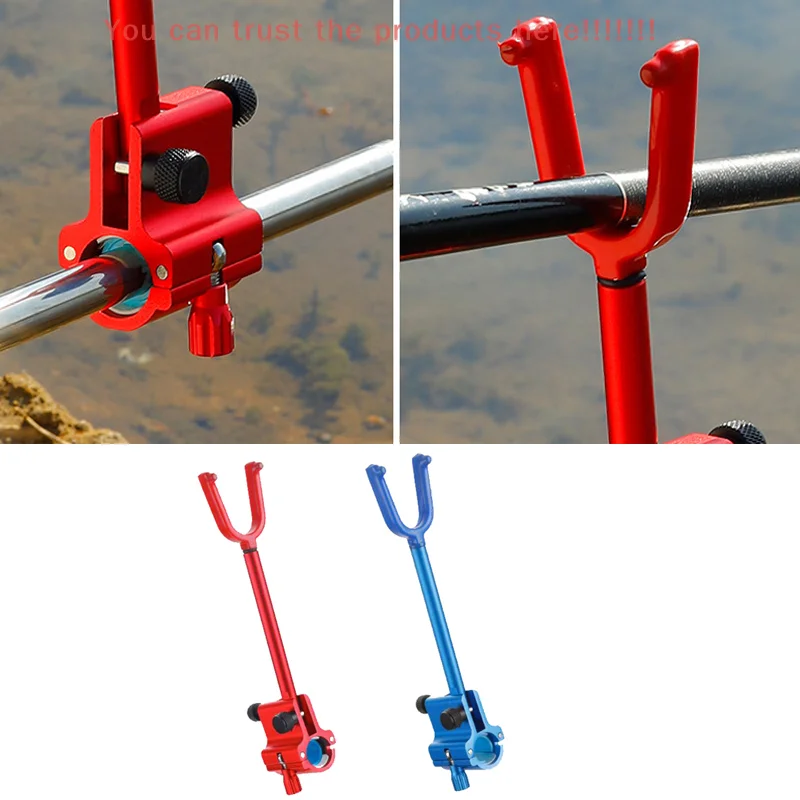 

1Pc 90 Degree Adjustable Aluminum-magnesium Alloy Fishing Rod Rack Clamp Stand Head Non Slip Bracket Folding Fishing Pole Holder