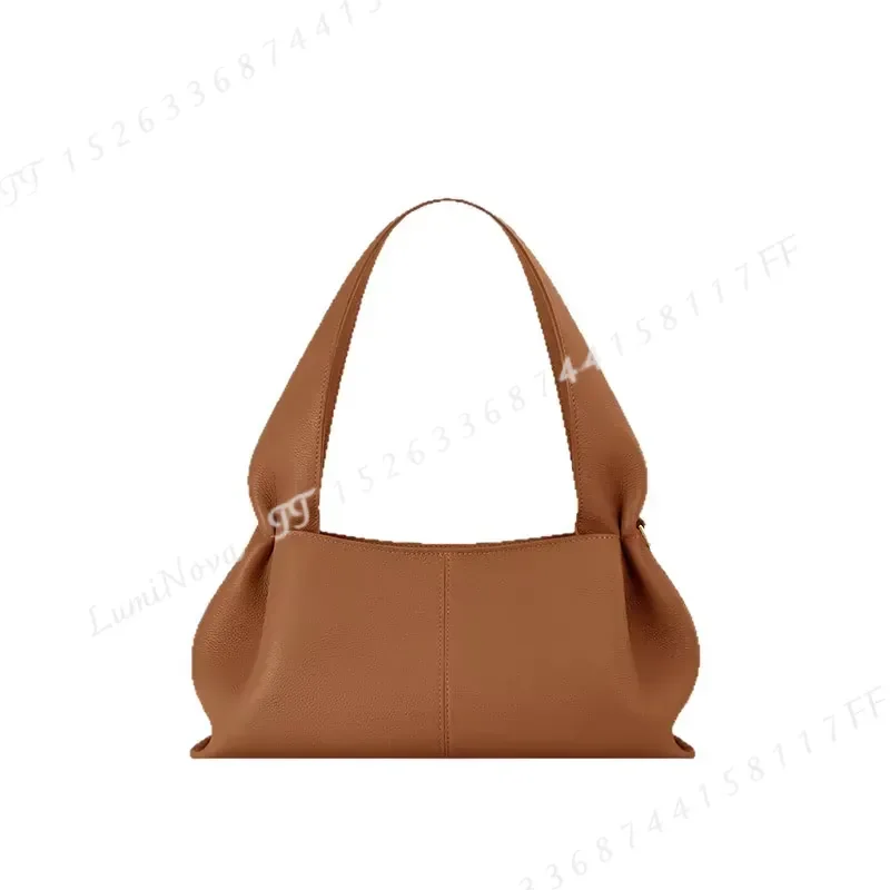 for Fashion Designer Bags for Women Handbags Lychee Pattern Shoulder Bag Luxury Soft Women's Bag Half Moon Bags Female Purses