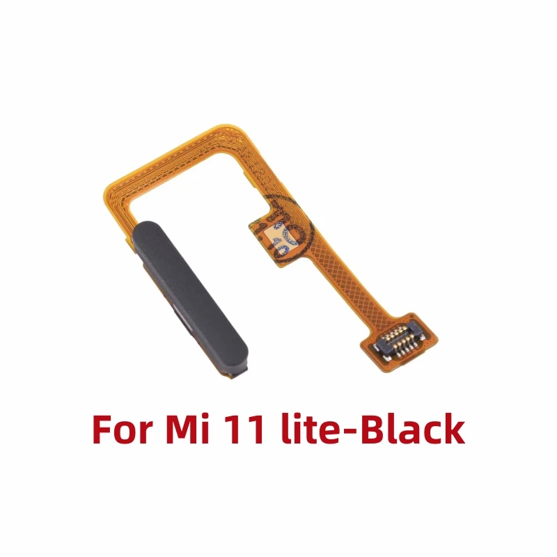 Fingerprint Sensor Flex Cable Replacement for Xiaomi Mi 11 Lite 4G/5G Power On Off Button Flex Cable