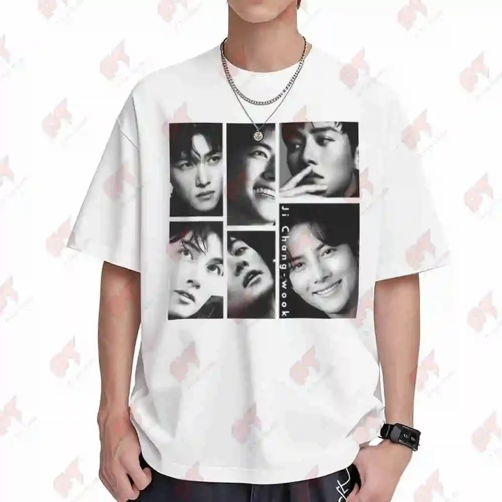 Ji Chang-wook Short Sleeve Tee 100% Cotton T-Shirt