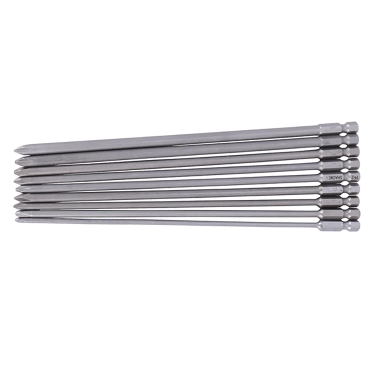 

AB02 9 шт. 1/4 дюйма 200 мм Ph1 Ph2 Phillips магнитная длинная шестигранная крестовая отвертка S2 электрическая дрель силовые отвертки инструменты