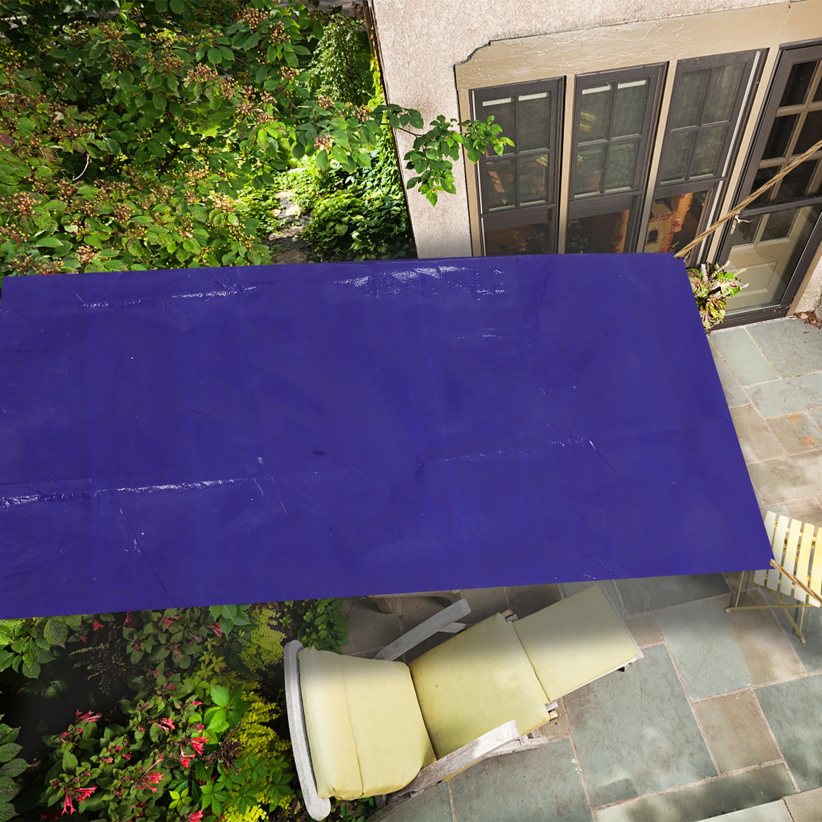 

3X5M Outdoor Rainproof Cloth Waterproof Shade Cover For Patio Garden Sun Shelter Firewood Canopy Replacement Foldable