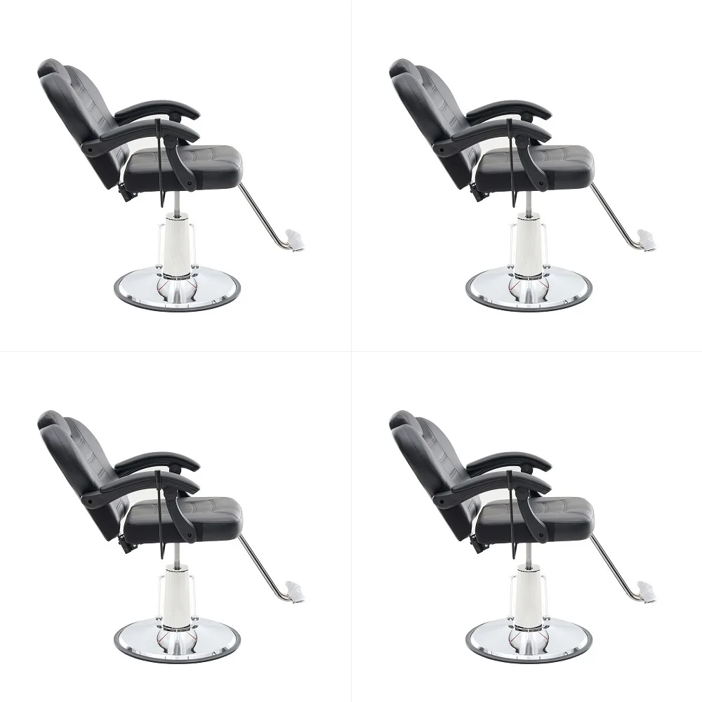 

Salon Chair, Styling Reclining Barber Hair Seat Heavy Duty Hydraulic Pump,Adjustable Barber Chair Beauty Shampoo Barbering Chai