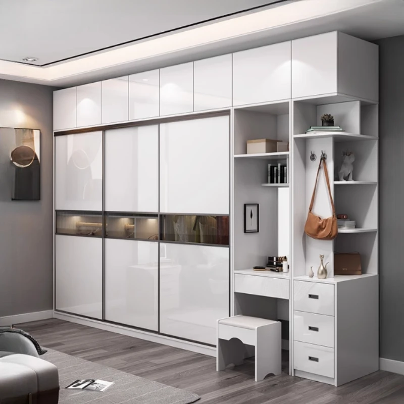 Nordic Organizer Wardrobes Luxury Doors Modern Bedroom Closet Wardrobes Dressing Table Drawers Guarda Roupa Bedroom Furniture