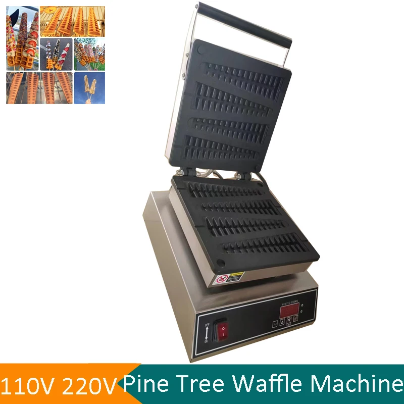 Electric Stainless Steel Lolly Waffle Machine Muffin Maker Waffle Stove Commercial Non-stick Cooking Surface Waffle Maker Grill