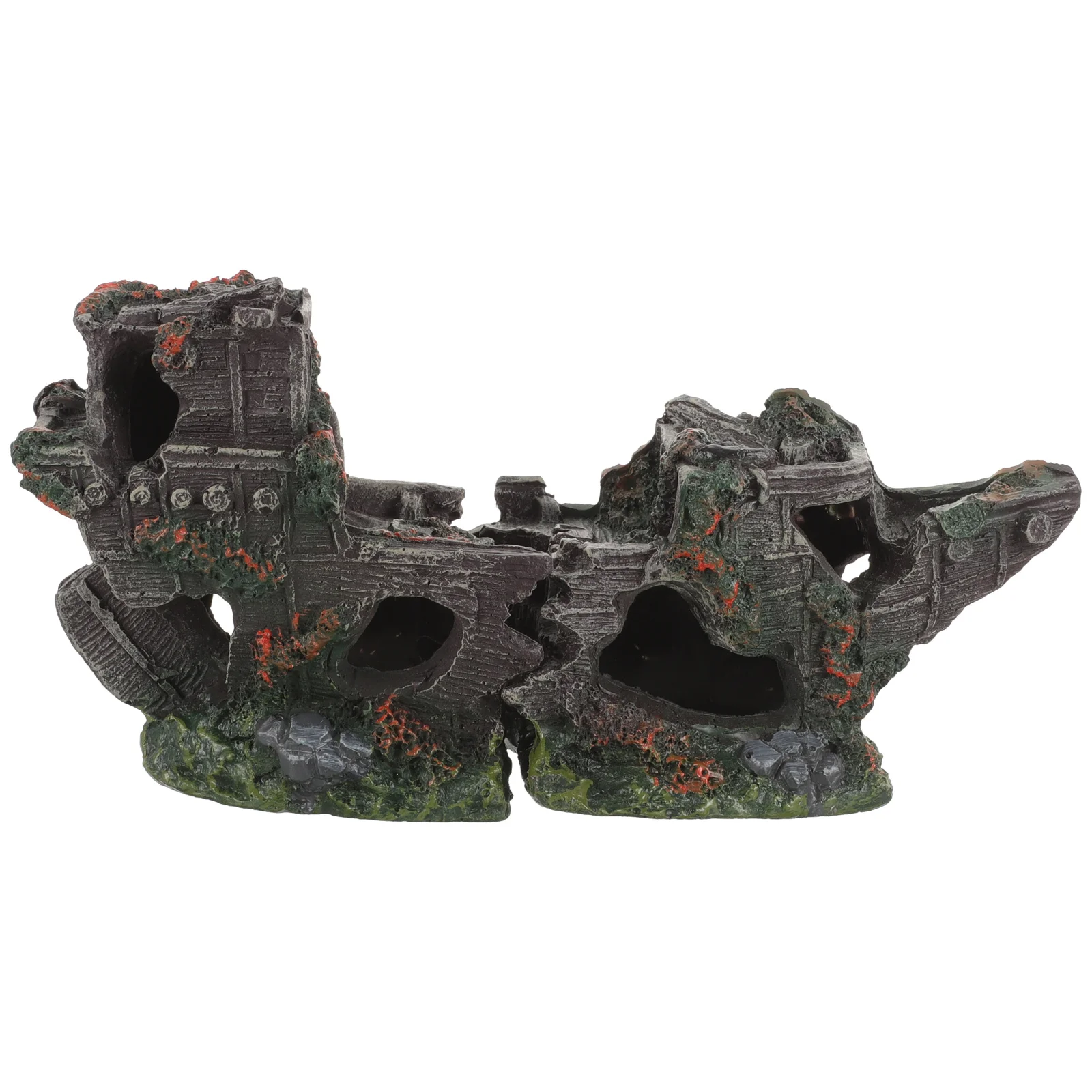 

Simulation Ship Resin Adornment Safe for Fresh Salt Water Environments Aquarium Decor Fish Hiding Place Craft Aquarium Adornment