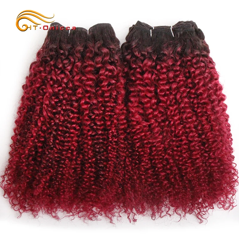 Brazilian Jerry Curl 100% Remy Human Hair Double Drawn Curly Hair Bundles 8-12 inches 6Pcs/lot Can Make A Wig For Black Women