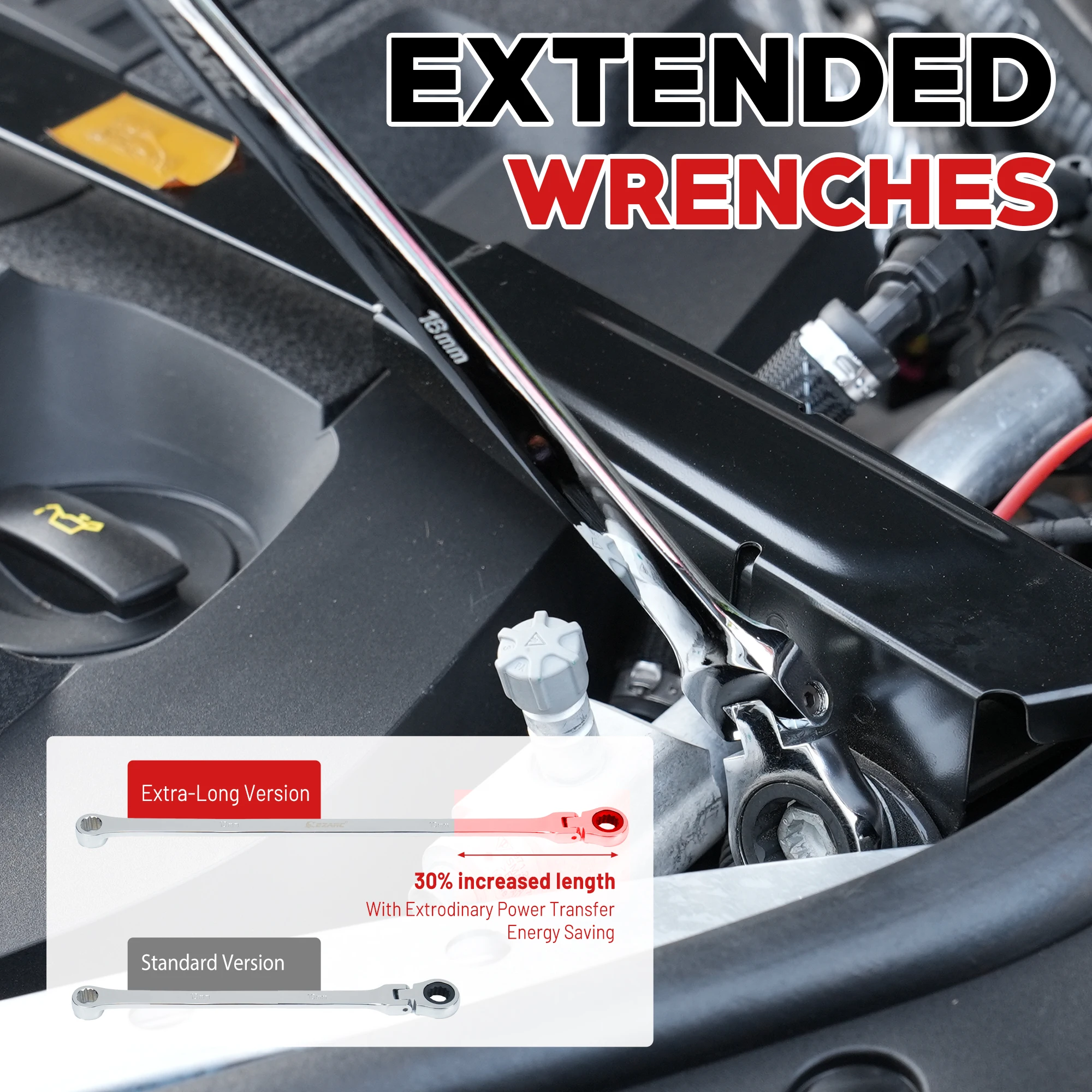 Рисунок 5 - Набор регулируемых ключей с трещоткой EZARC