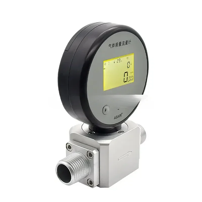 

Digital Mass Gas Flowmeter AMS2106 Compressed Air Nitrogen Can Replace MF5706