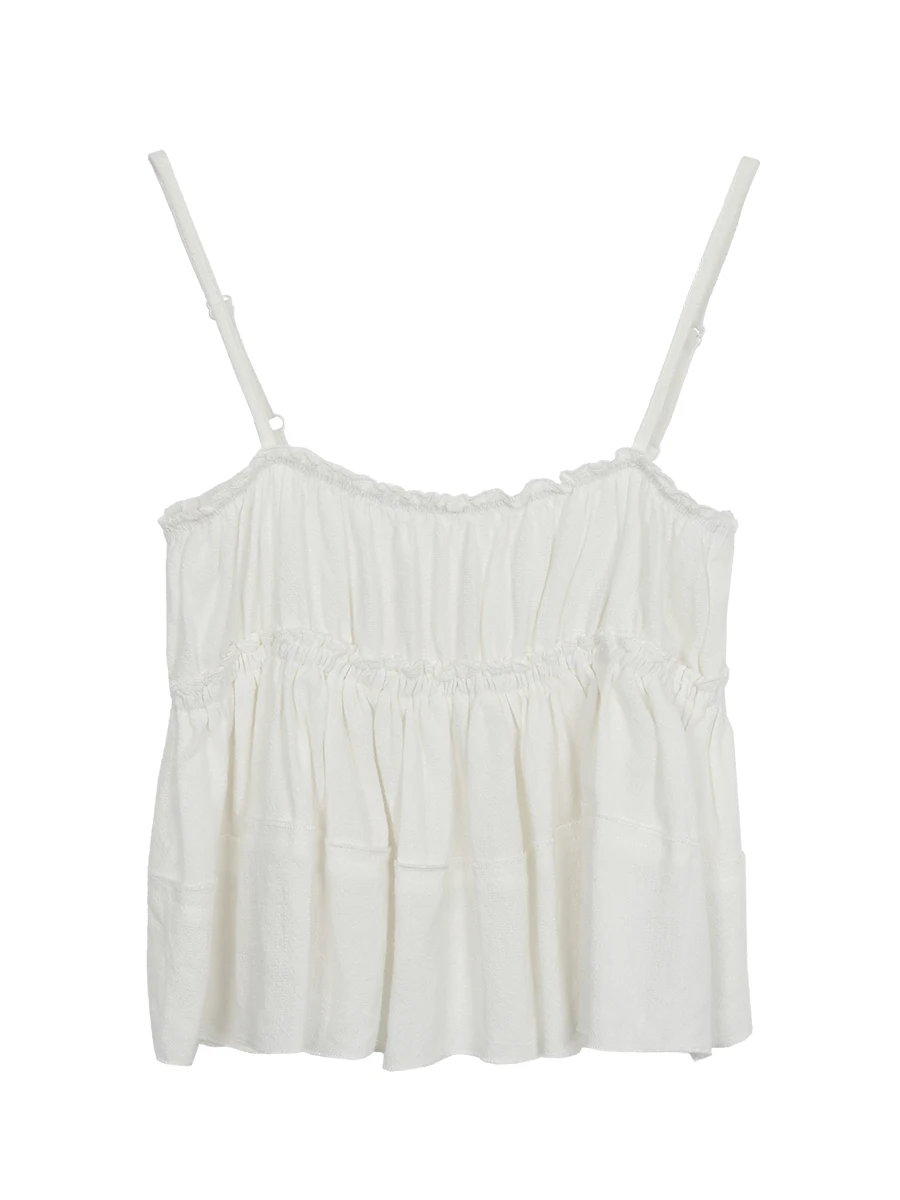 Canotta bianca ort Svel Canotta estiva da donna Design Sensation Dimagrante Gilet con cinturino Pure Desire Fem Faionable Commute Sle