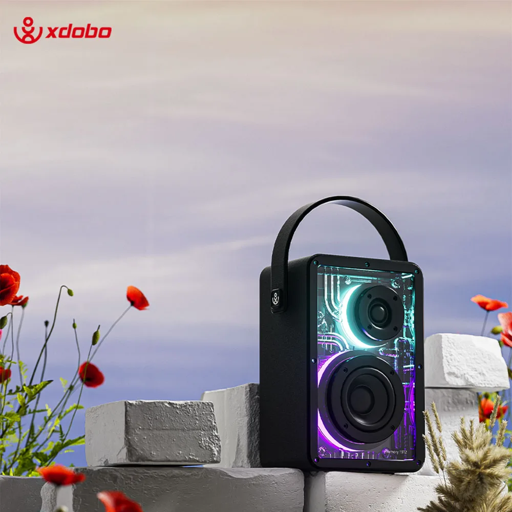 XDOBO BMTL Memory 1972 Wireless Bluetooth 5.3 Speaker 80W High Power Outdoor Portable Sound Atmosphere Light with RGB Light