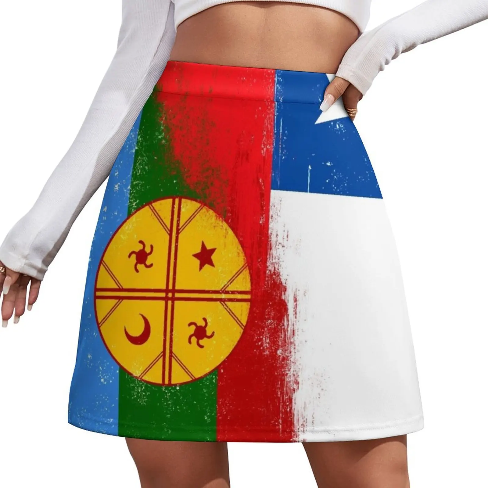 

CHILE MAPUCHE MIX, CHILEAN NATIVE MAPUCHE Mini Skirt Womens dresses Woman skirts Skirt for girls Mini Skirt