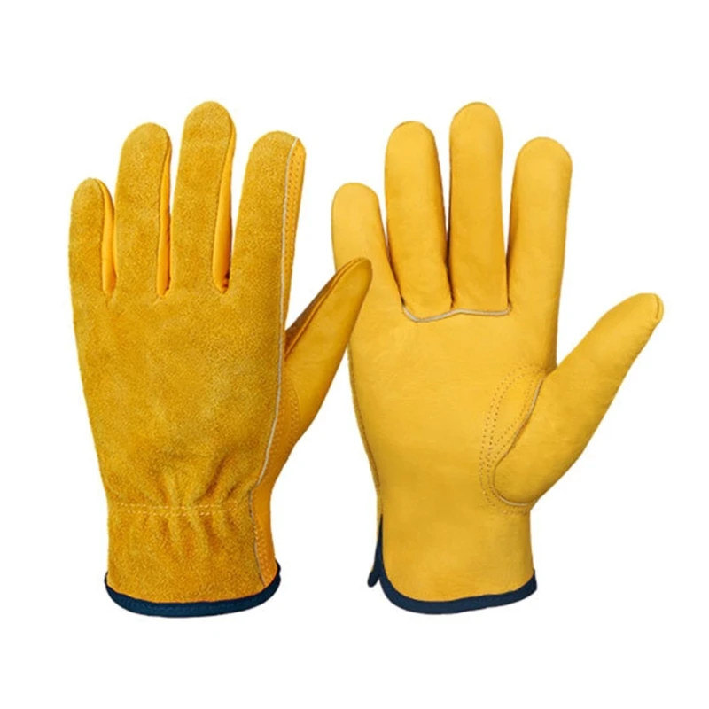 

Gardening Gloves PremiumCowhide Grip Thorn Resistant Garden Work Gloves