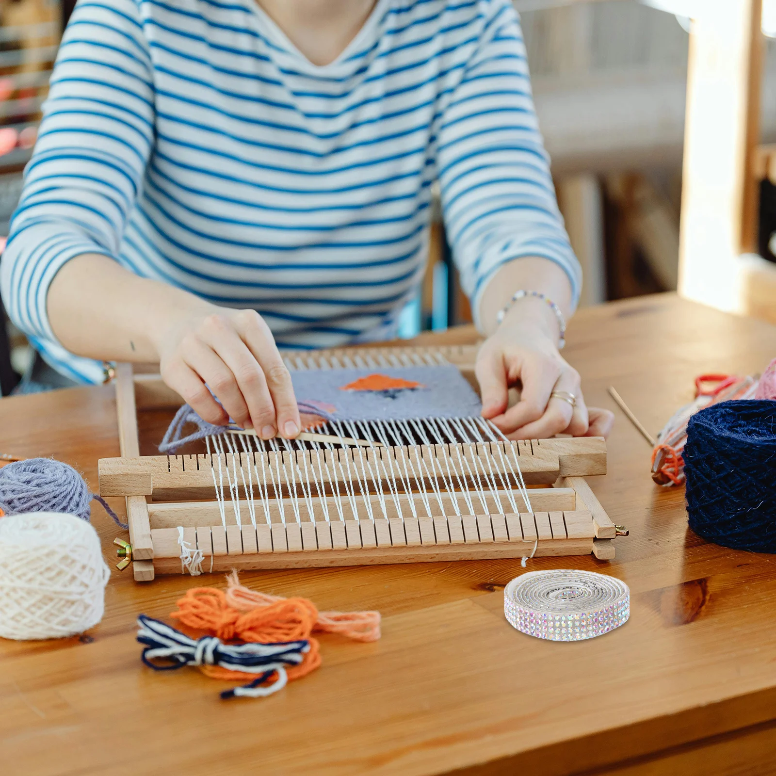 

4 Rolls 1 Yard Self-Adhesive Rhinestone Ribbon Sparkling Bling Trim For Diy Crafts Clothes Shoes Wedding Party Decor Rhinestone