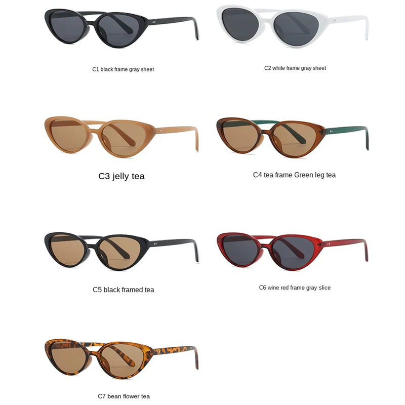 الرجعية مثير القط العين النظارات الشمسية النساء الرجال Vintage ظلال فاخرة Revelry نظارات شمسية للحفلات سيدة رجل UV400 نظارات واقية