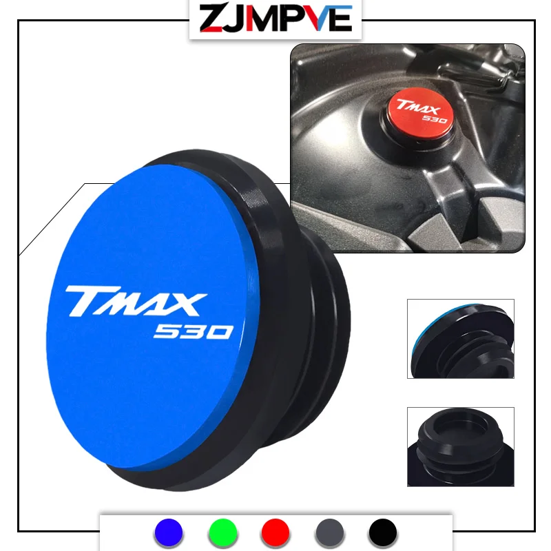 M20 T-MAX Motorcycle CNC Aluminum Engine Oil Filler Plug Cap Bolt Screw Oil Cup Fuel Cover For TMAX 530 TMAX530 DX/SX tmax530