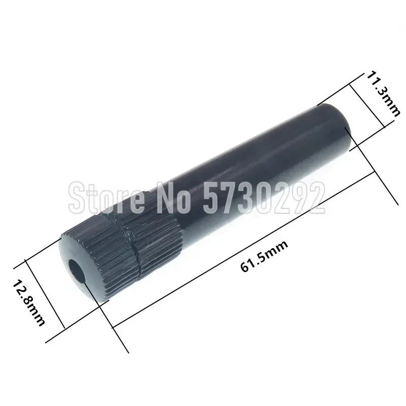 Black High Temperature Resistance Fuse Holder BX3014 Screw Type Glass Fuses Box With Spring And Terminal Wiring Harness
