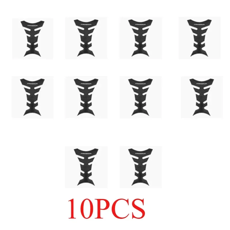 10PCS Motorcycle Fishbone Fuel Tank Stickers 3D Car Stickers Creative Car Scratching Stickers Car Creative Body Stickers