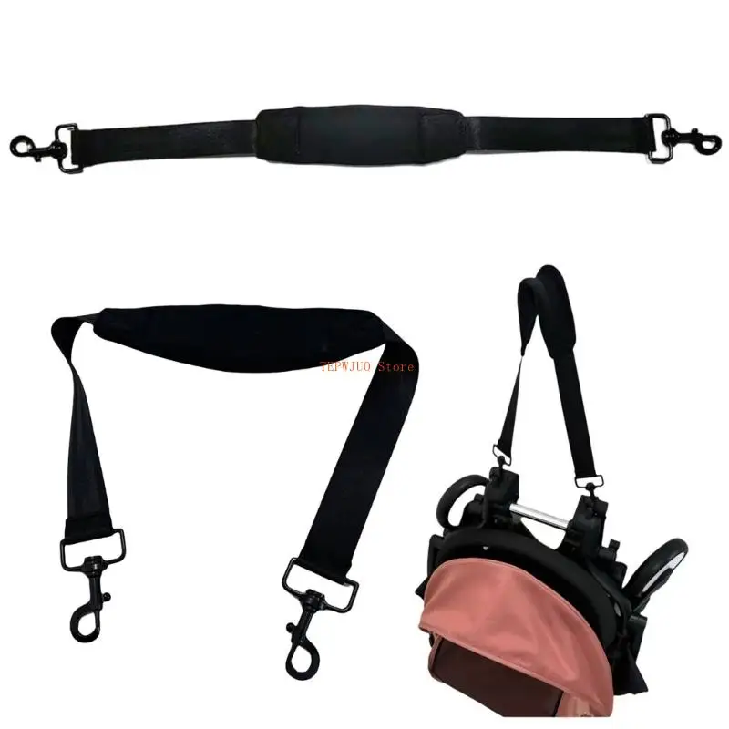 

U50F Padded Shoulder Pad Strap For Baby Pram With Reinforced Metal Clasps And Ergonomic Weight Distribution Design