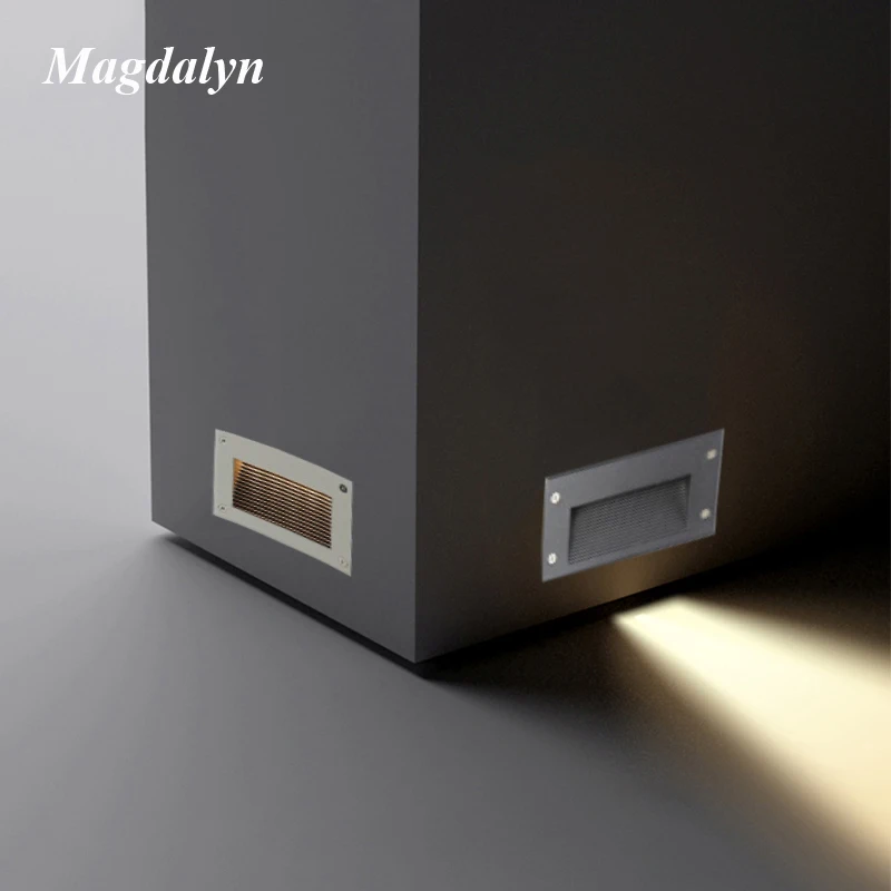 

Magdalyn Waterproof Outdoor Staircase Light Modern Home Hotel Decoration Corner Led Aluminum Indoor Ressessed In Stairway Lamp